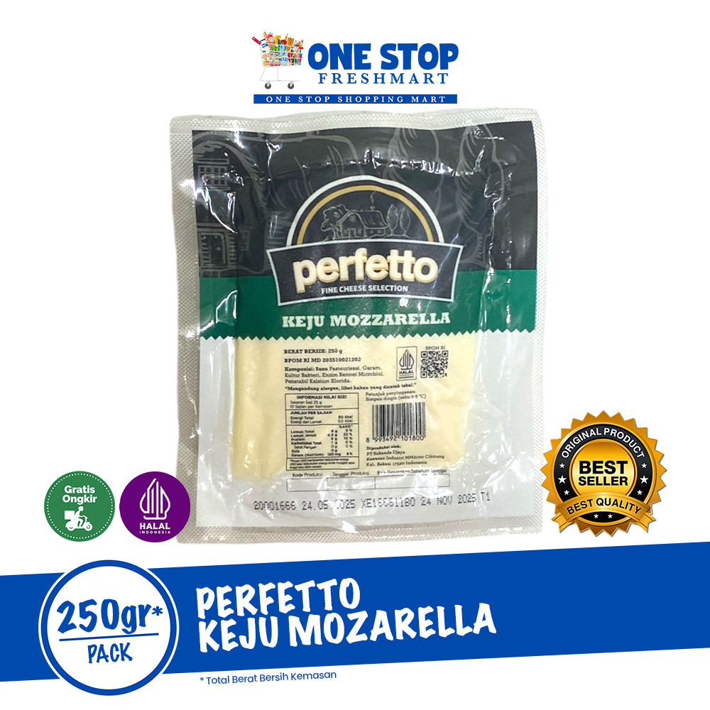 

PERFETTO KEJU MOZARELLA 250GR