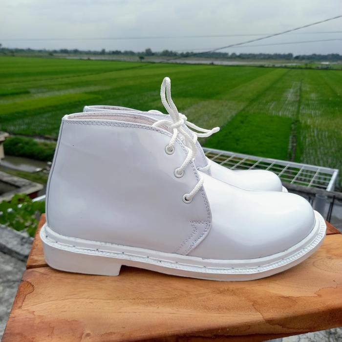 Sepatu Dinas PDH Putih Pelantikan Perat Camat Lurah Paskibra TNI AL - Putih, 39