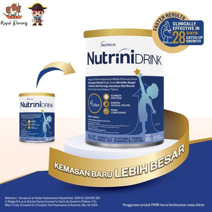 

New Nutrinidrink Powder 800 gramPremium