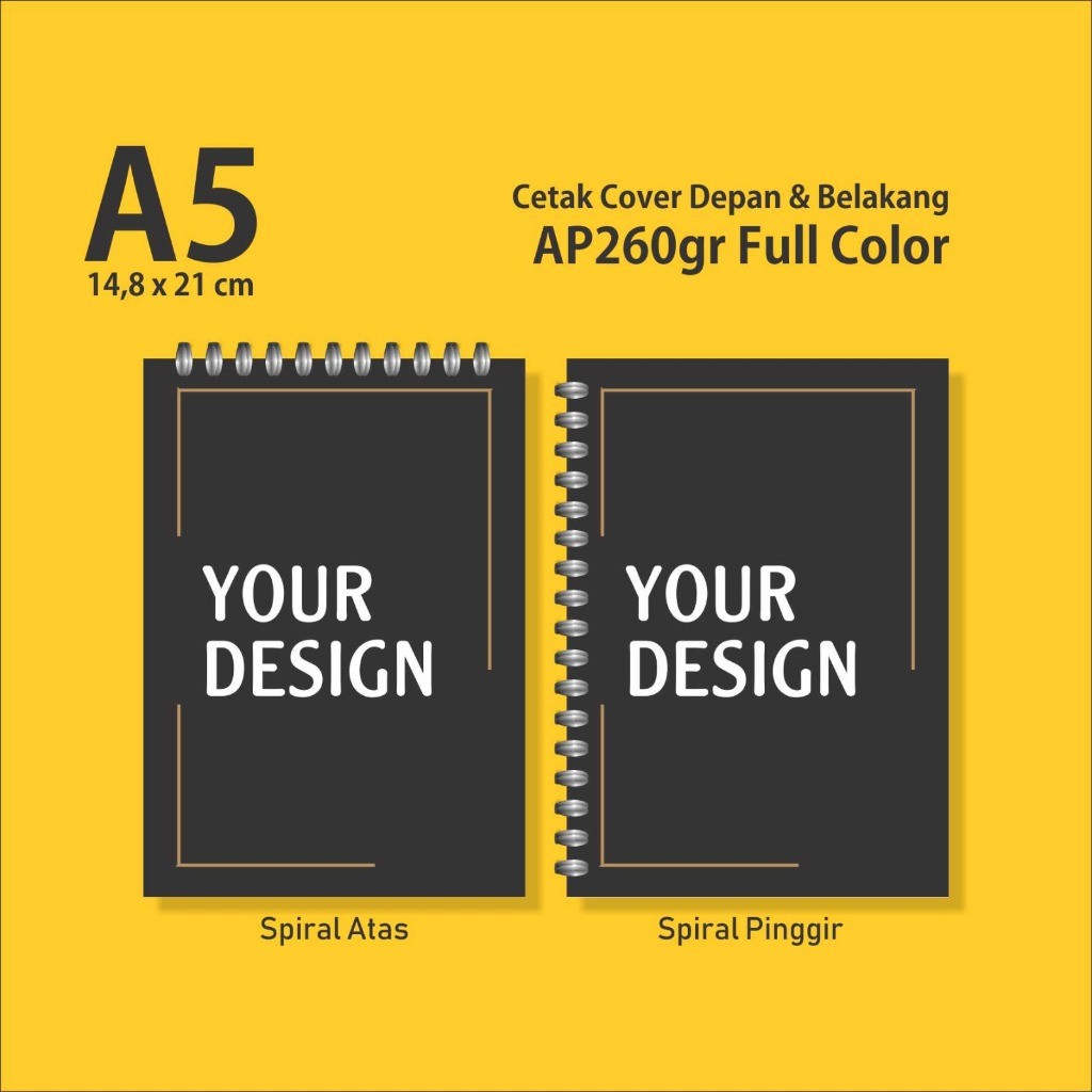 

Notebook A5 A6 Custom Murah