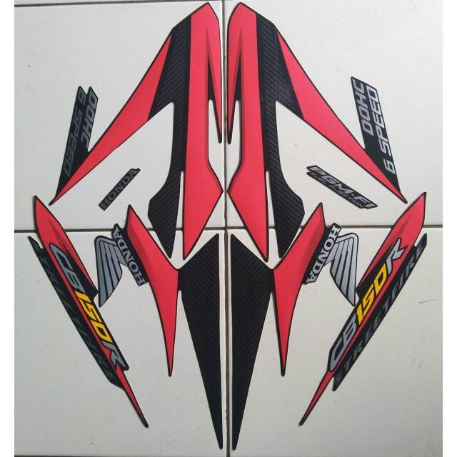 Stiker striping cb150r 2015 hitam