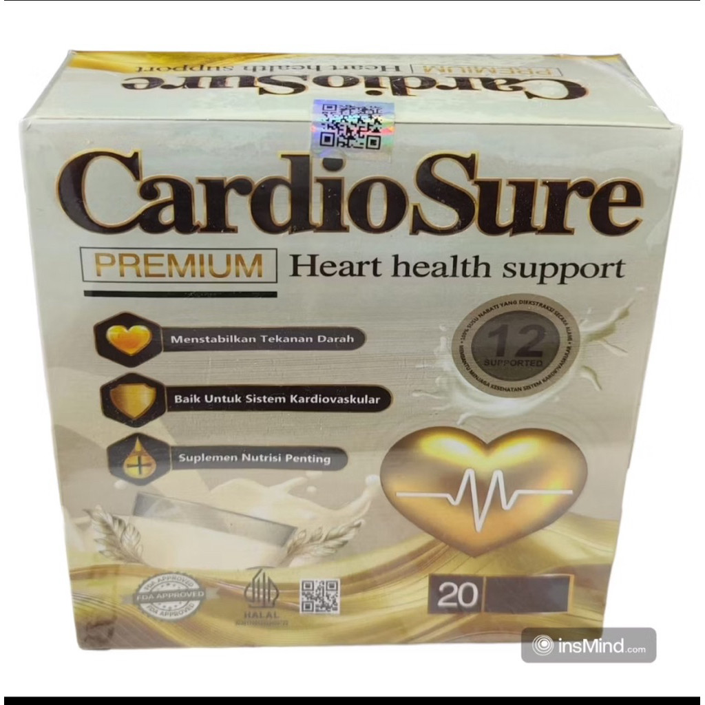 

READY CARDIOSURE ASLI ORIGINAL MILK SUSU OBAT HIPERTENSI JANTUNG STRUKE KOLESTROL ASAM URAT
