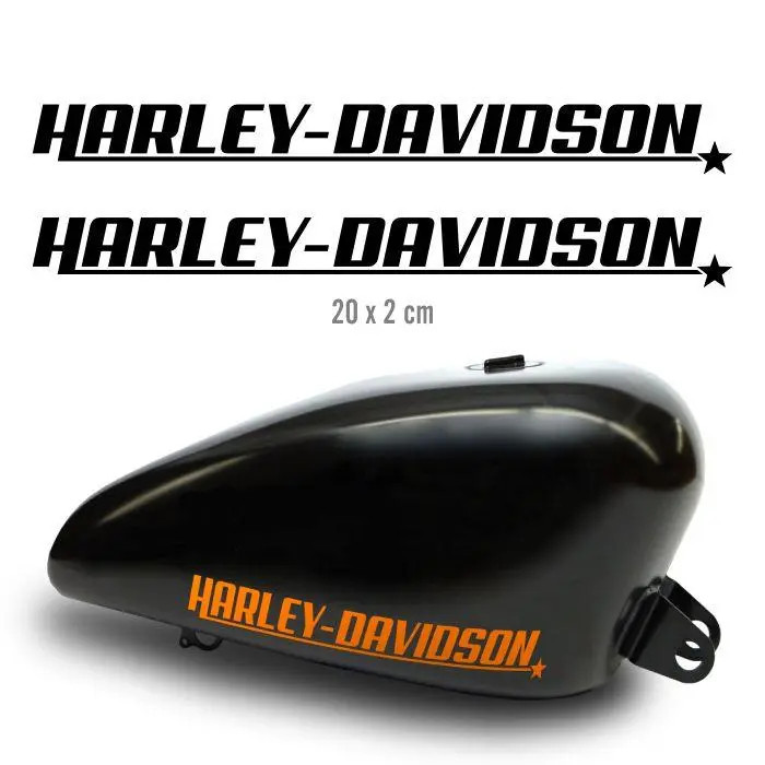 stiker Tangki Harley Davidson Star tank Sticker Motor Custom Motorcycle Fit to Bobber Japstyle