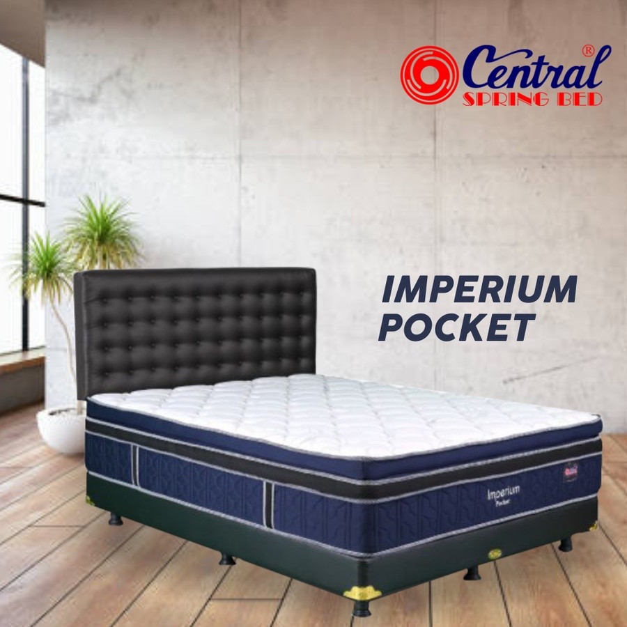 imperium pocket by central springbed bonus 2 bantal