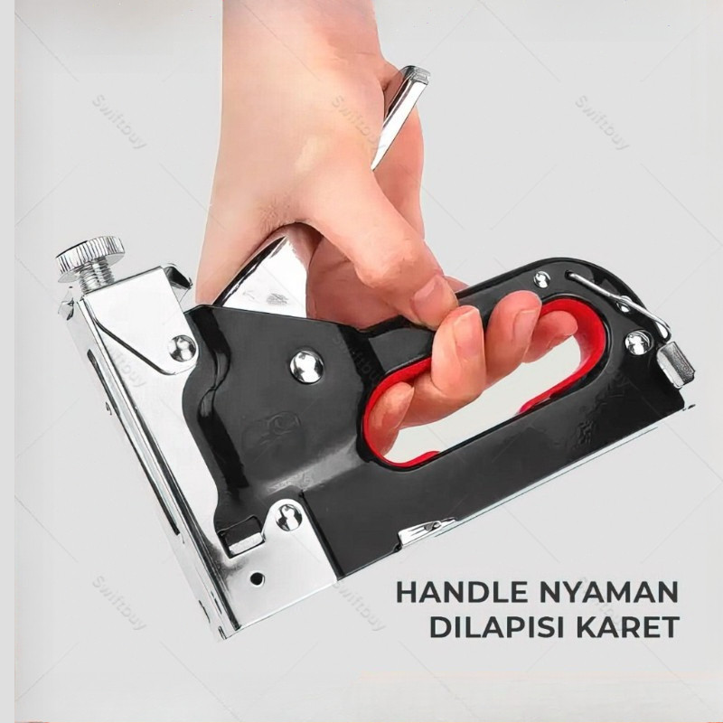 

BECKY Gratis 600 Paku / 3 In 1 Stapler Gun / 3 In 1 Pistol Kuku / Staples Tembak Gun Tacker /
