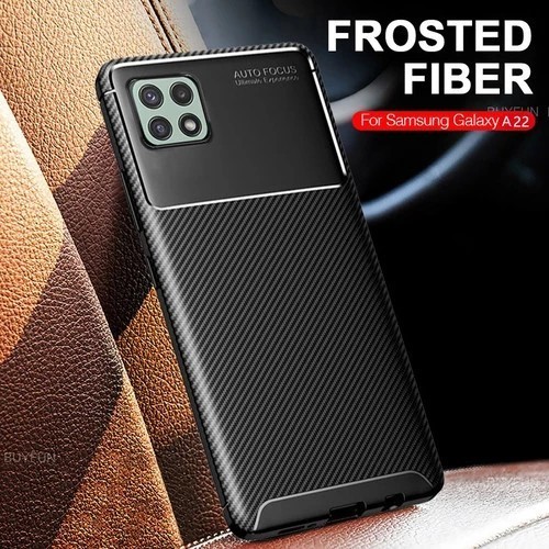 Case SAMSUNG A22 4G 5G Autofocus Carbon Slim Armor Anti Shock - AUTOFOCUS NEW