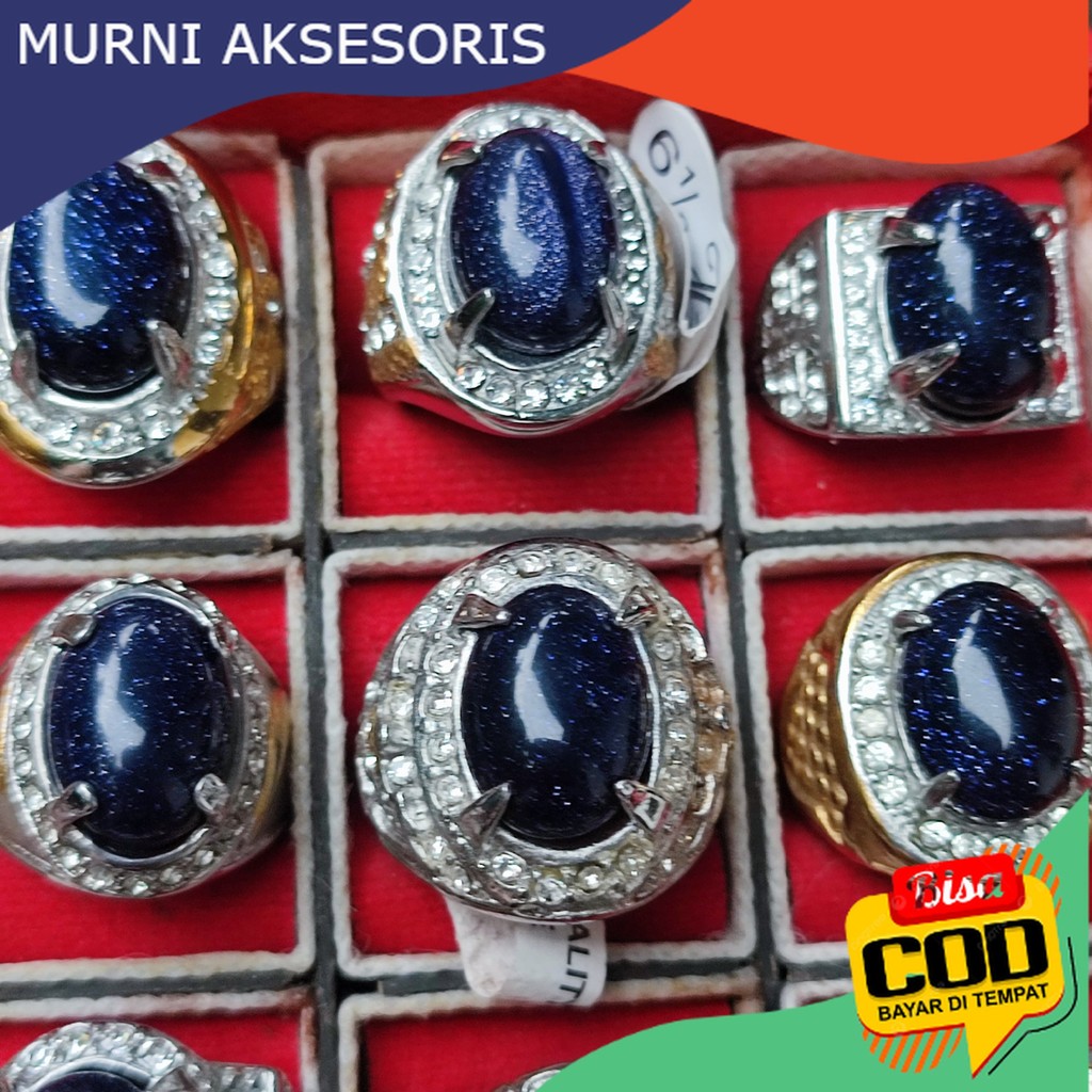 Free Bublewrap. Cincin Batu Akik Pasir Intan, ada warna Hitam & Coklat. High Quality Mengkilap Kilap