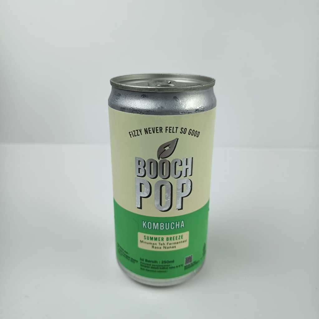 

Booch Pop Kombucha Summer Breeze 250Ml Minuman Teh Fermentasi Rasa Nanas