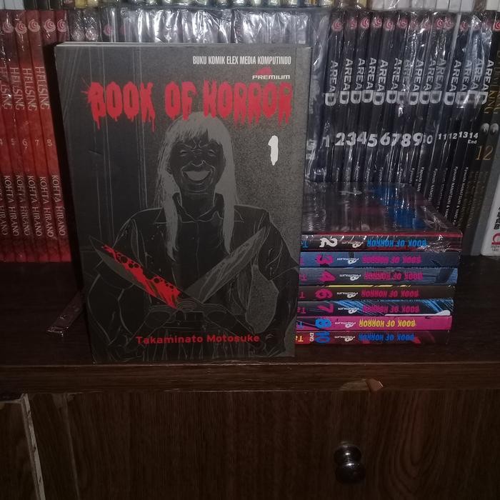 komik book of horror 1-10 (-5,9)