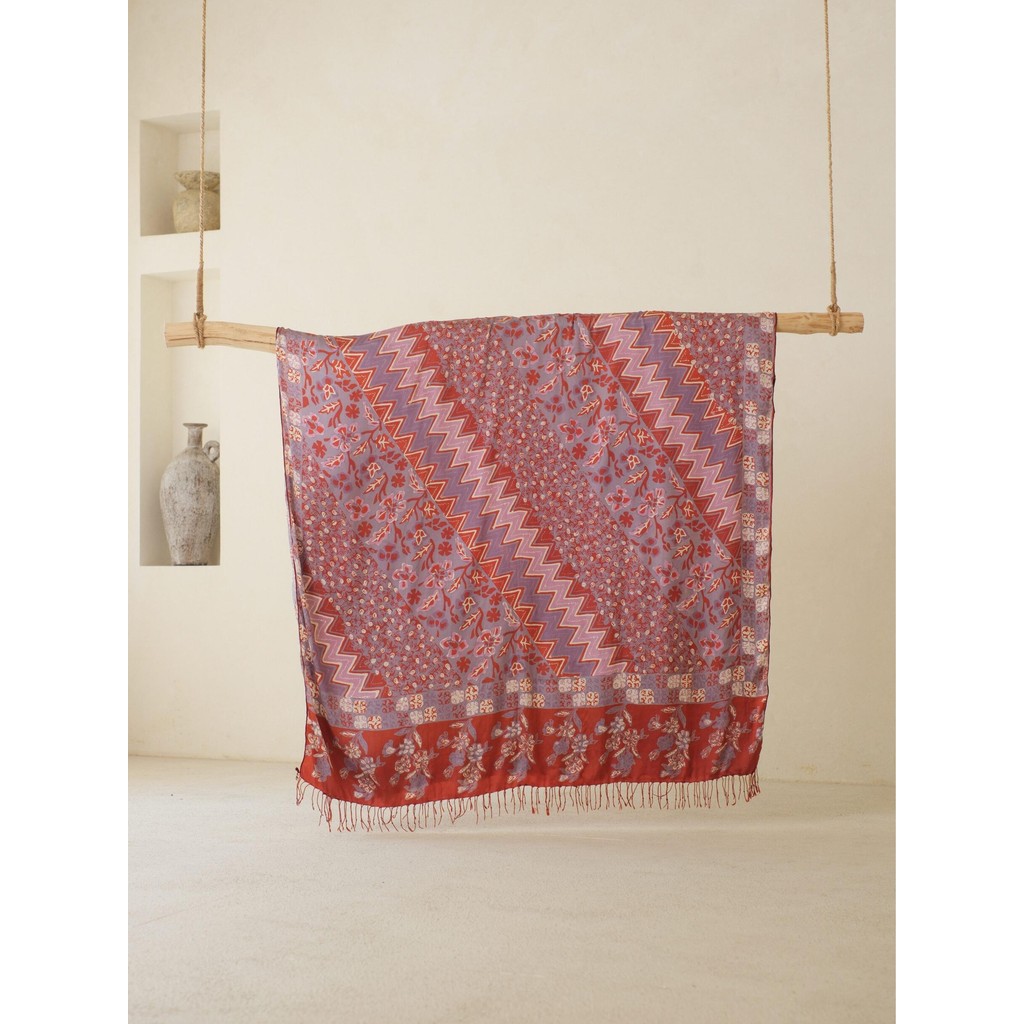 Batik Ratu - Selendang Sutra Batik Tulis - Rimba Jawi