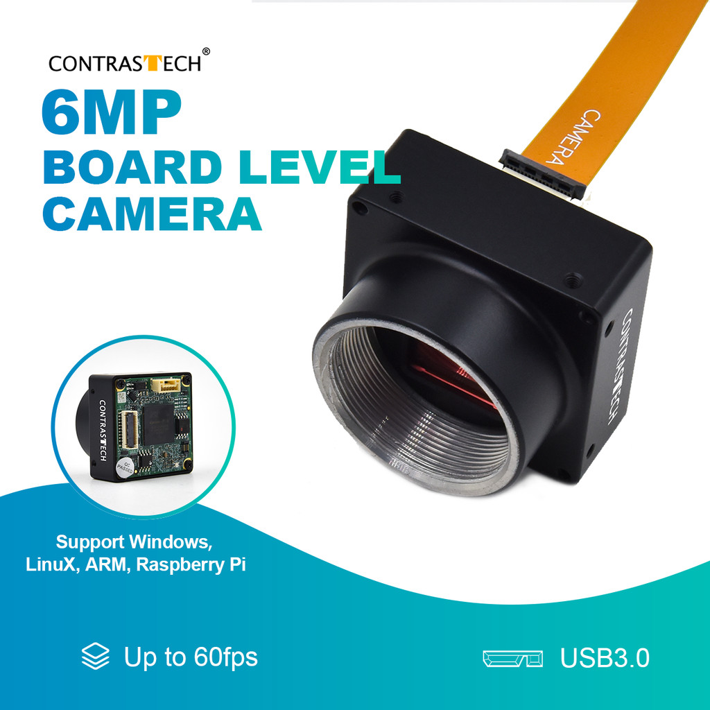 Tiny & Compact 1/1.8" 3840x2748 60fps Scrat es Detection IMX178 Board Camera for Automation System I