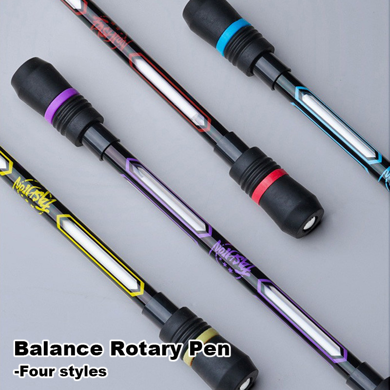 

1/5 Spinning Ballpoint Pen Hand Spinner Stress Relieve Rotating Anti Slip Cute Funny Pen Stationery Office School Supplies Items