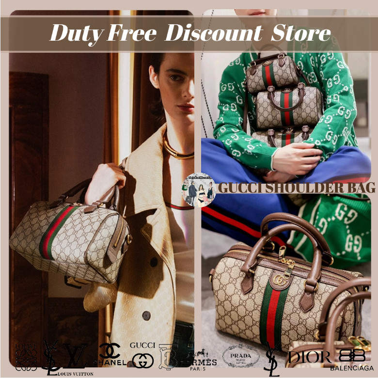 GUCCI Tas Tangan Ophidia Tas Pegangan Atas Kecil Tas Bahu Tas Tangan Garansi Dua Tahun Asli