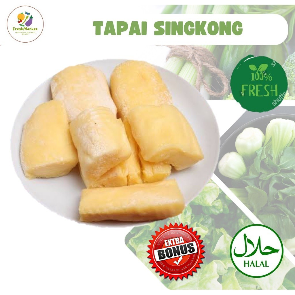

Tape Tapai Singkong Mentega Manis Segar 1kg Sayurinstant