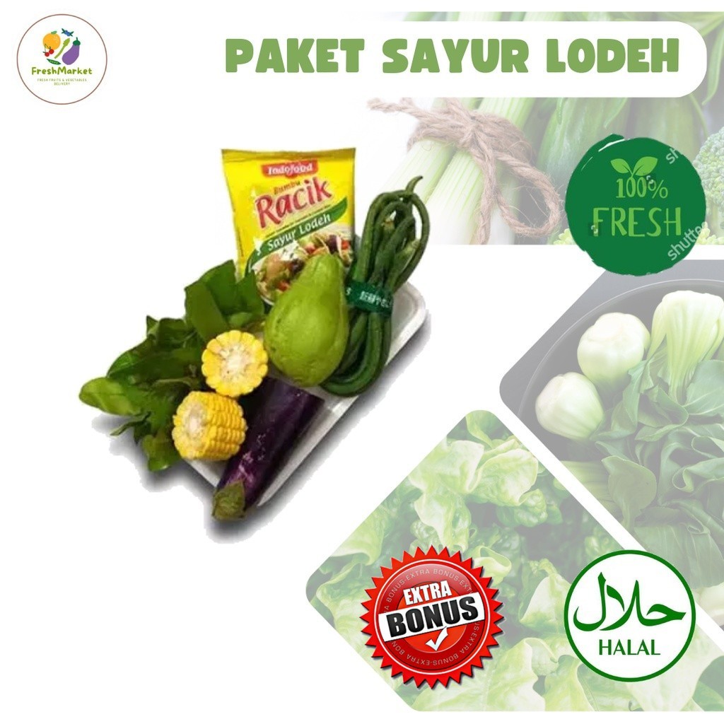 

Paket Sayur Lodeh Segar Sayurinstant