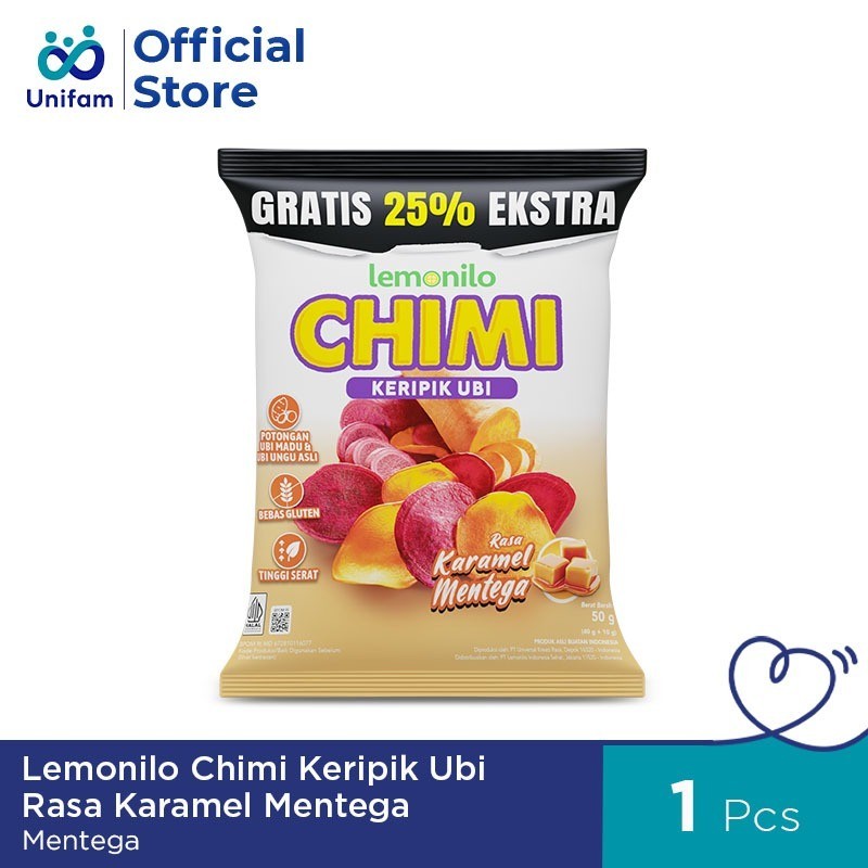 

Lemonilo Chimi Keripik Ubi Rasa Karamel Mentega 50 gr Lokal