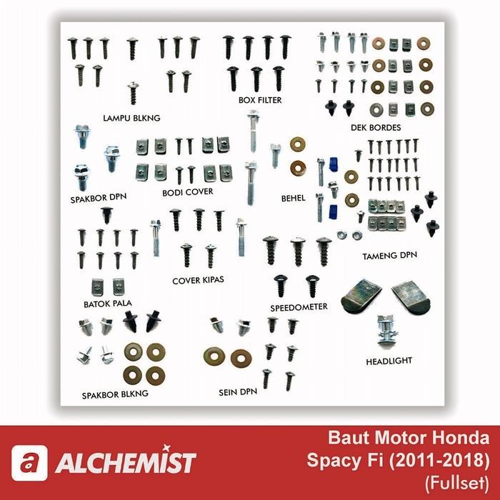 COD Baut Spacy Fi Full Set / Baud Honda Spacy Fi Full Body - BautFullset