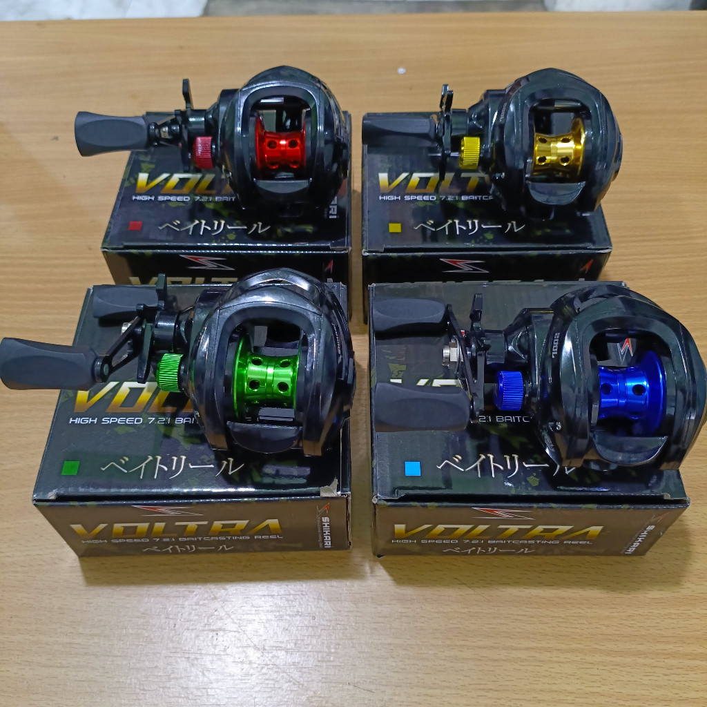 Reel Pancing BC SHIKARI VOLTRA 200L HS (18+1 Bearing) BaitCasting Power 12kg Murah