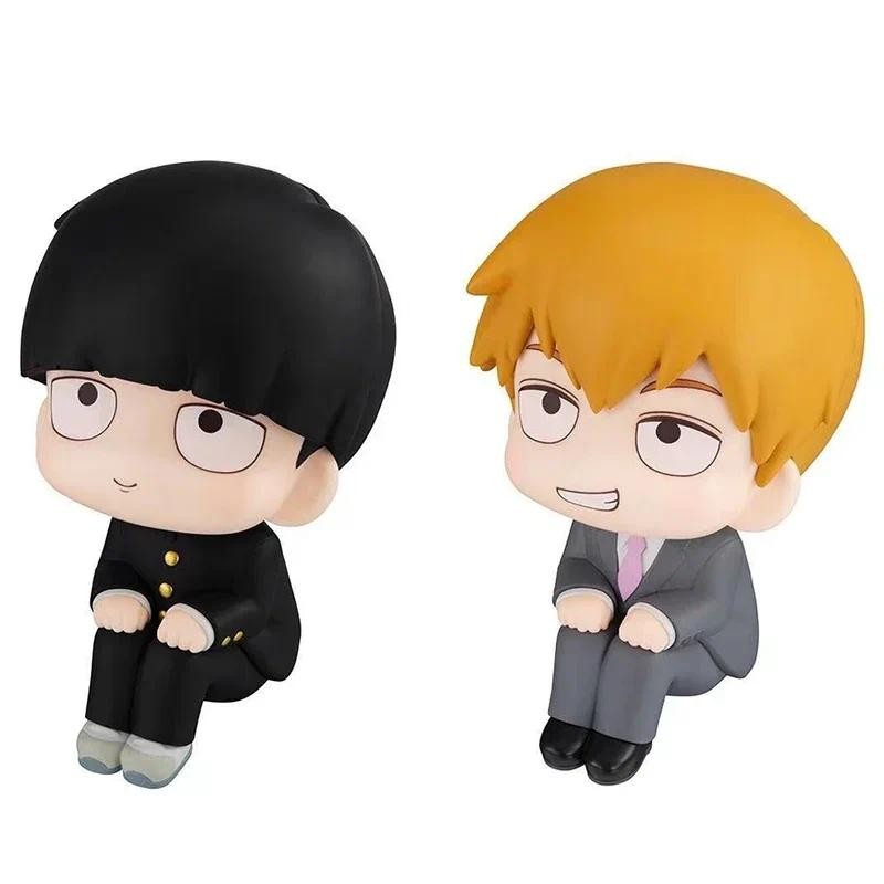 10cm Anime Mob Psycho 100 Figures Lookup LK Reigen Arataka Kageyama Shigeo Action Figures PVC Collec