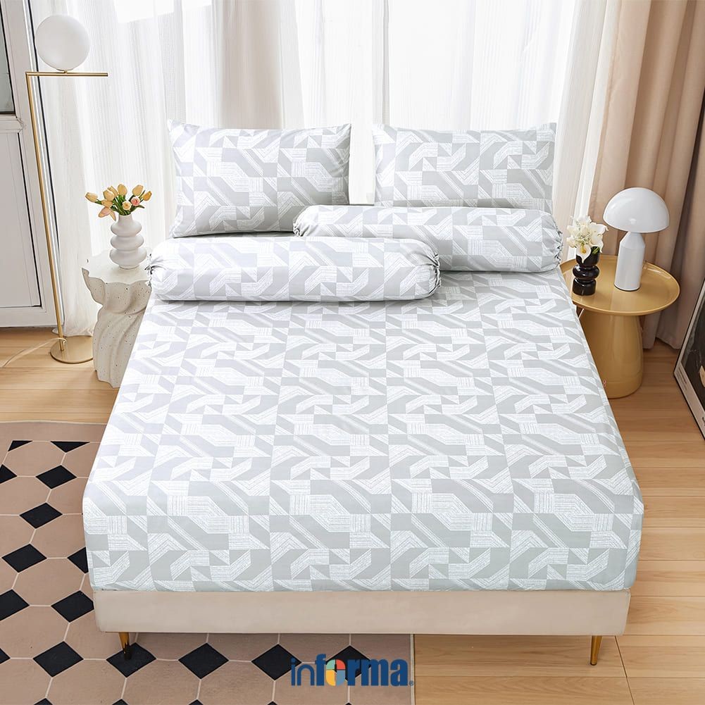 Informa Set Seprai Microfiber Arlan King Queen Single 180x200 160x200 120x200 100x200 Sprei Seprei S