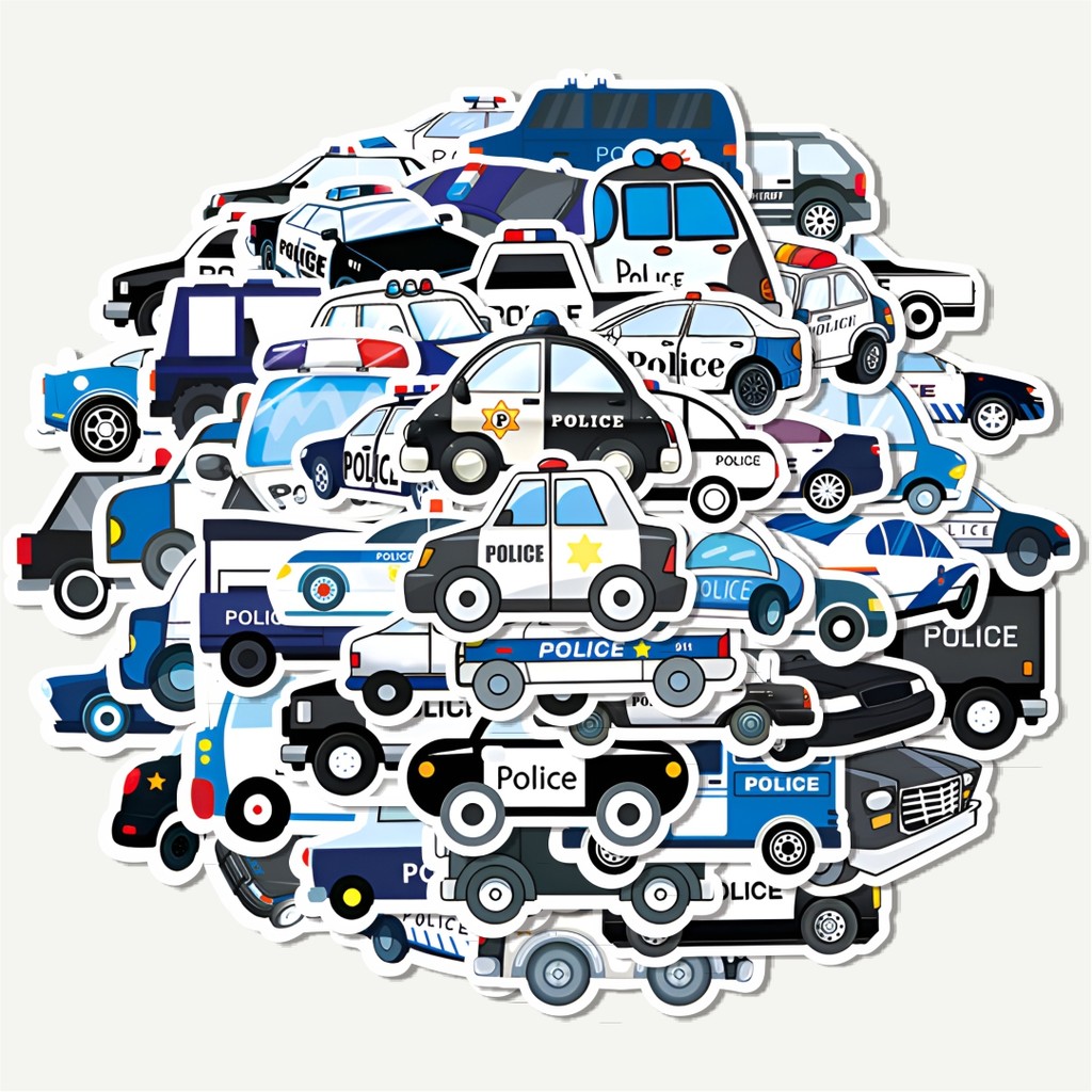 

Sticker Pack Stiker Seri Mobil Polisi | Sticker TUMBLR | Stiker LAPTOP KOPER HELM