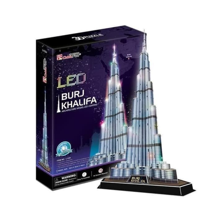 Cubicfun 3D Puzzle LED Burj Khalifa