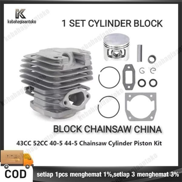 FAREVOR Blok Maestro 5800 Block SENSO Maestro 6500 Cylinder Blok Chainsaw 5800/5200