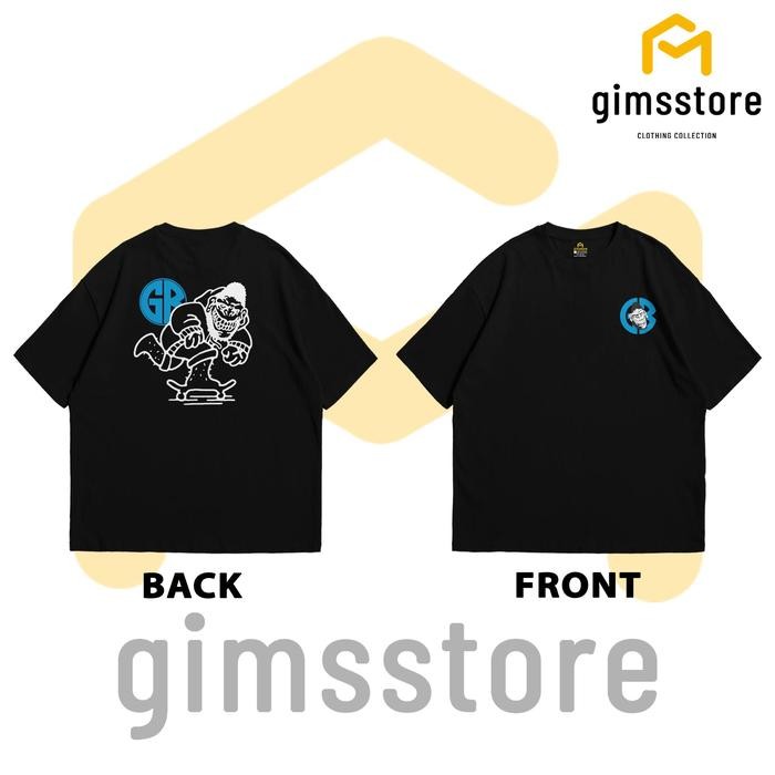 (COD) Gimsstore T-Shirt Pria Premium Poliester 24s Printing DTF - Gorilla Biscuits - Street Wear - K