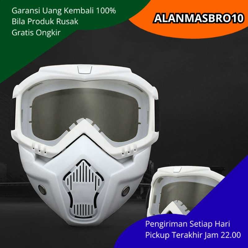 AM10 Kacamata Untuk Helm Pria Wanita Motoran Anti UV Dan Radiasi Matahari Keren Fashion Style Terbar