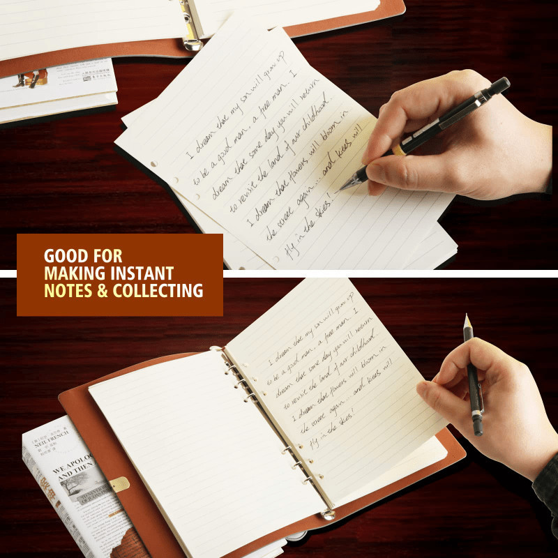 

EZSHOPPING MINKYS Kertas Binder Loose Leaf Paper Refill 6 Lubang A5 80 Pages - MY5| BISA COD |