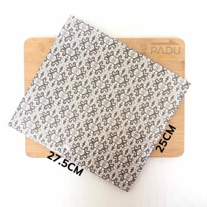 Kertas Nasi Roti Laminasi Anti Lengket Print Motif BATIK