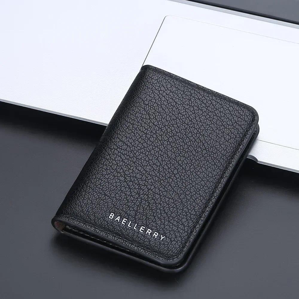 

Multi-card Slot Solid Color Portable Leather Card Case Universal Bank Card Credit Cards ID Card Holder Travel Purse Organizer