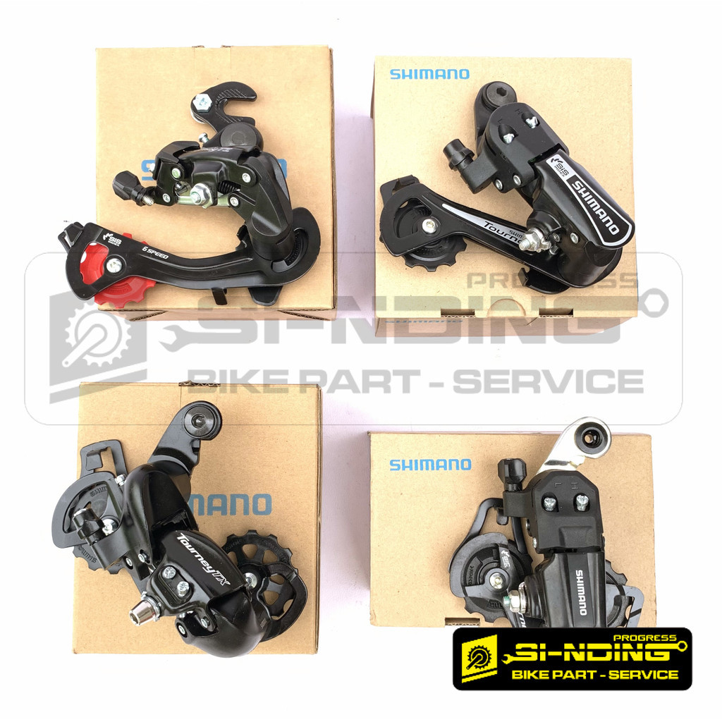 Rear Derailleur RD Shimano Tourney TZ TX80 Ty21 6 7 8 Speed Original Pemindah Gear Belakang Sepeda