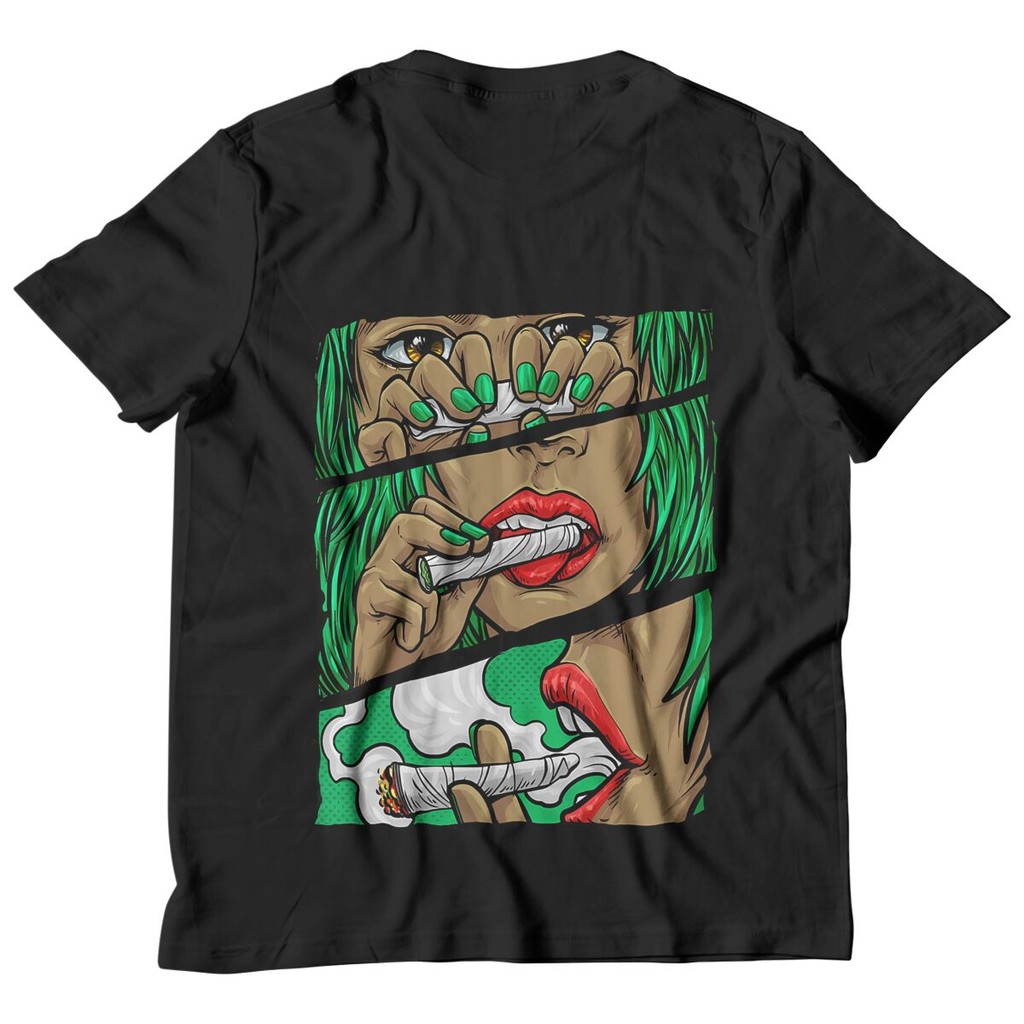 Gulung, Jilat, Asap, Kaos Ganja, Kaos Ganja - Kemeja