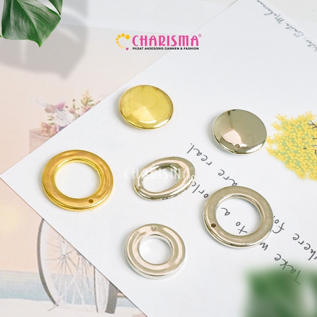 Charisma Ring Bandulan Besi AD - Aksesoris Anting / Bahan Tas Gelang Kalung DIY Craft Kerajinan / Ha