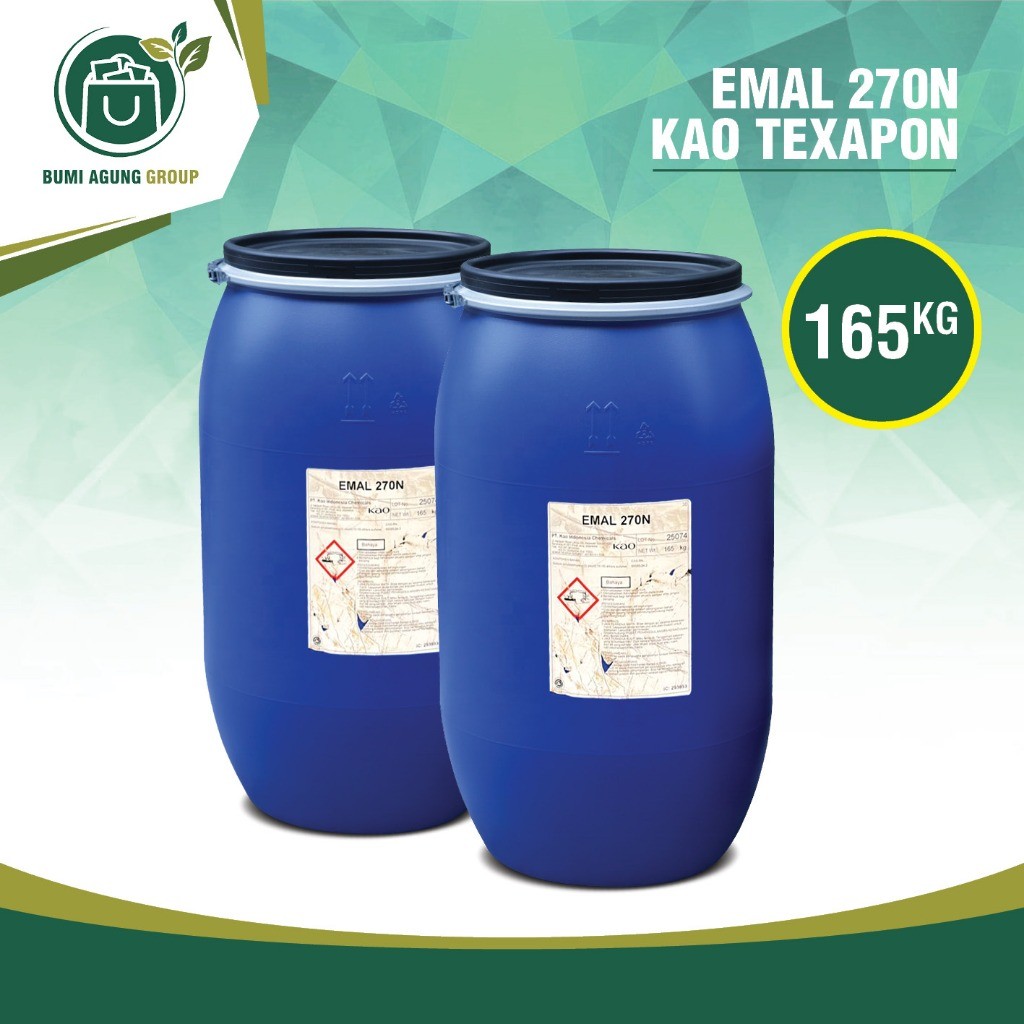 bahan sabun texapon 165kg 1 drum KAO kwalitas top full drum