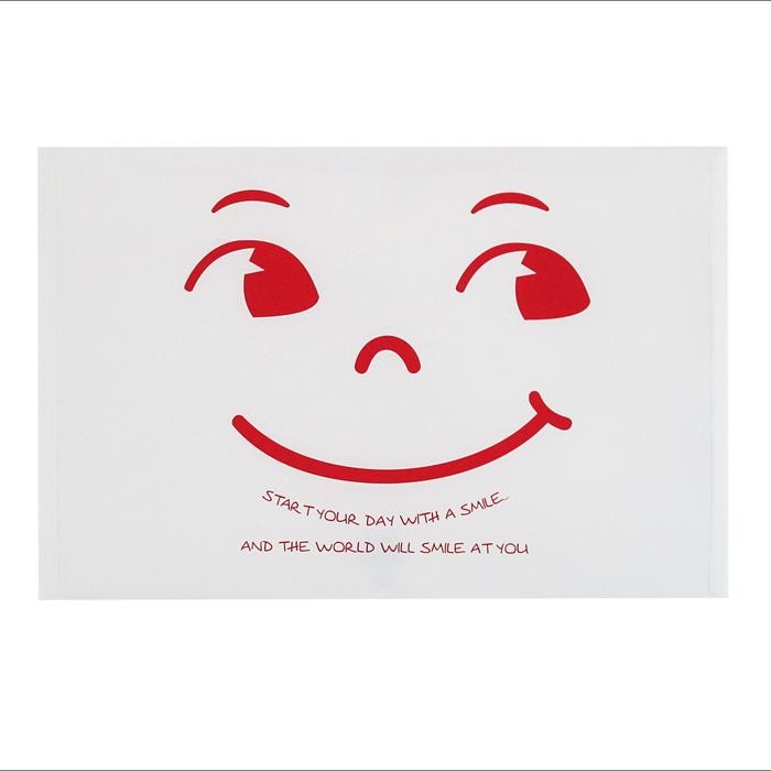 

TOMEX Map Plastik Kancing Motif Opaque Folio (F4) / Smart Pocket / Map Dokumen Isi 6 Pcs - SMILE MAN BIRU