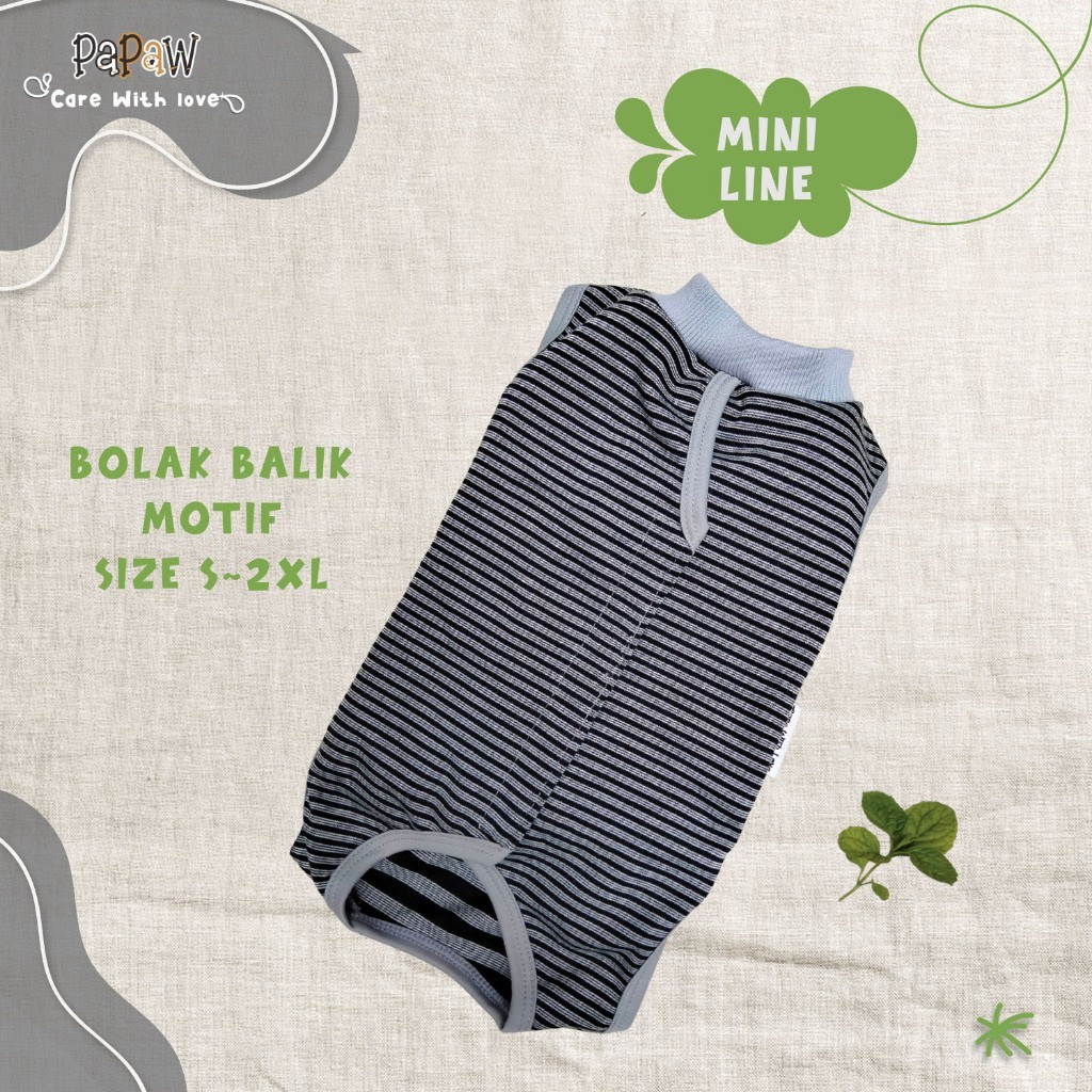 New Baju Steril Kucing Anjing Betina Jantan Untuk Recovery Pasca Operasi