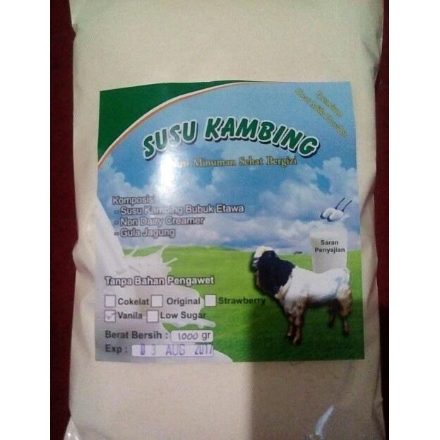 

Susu kambing 1kg susu bubuk kambing etawa - Diketerangan