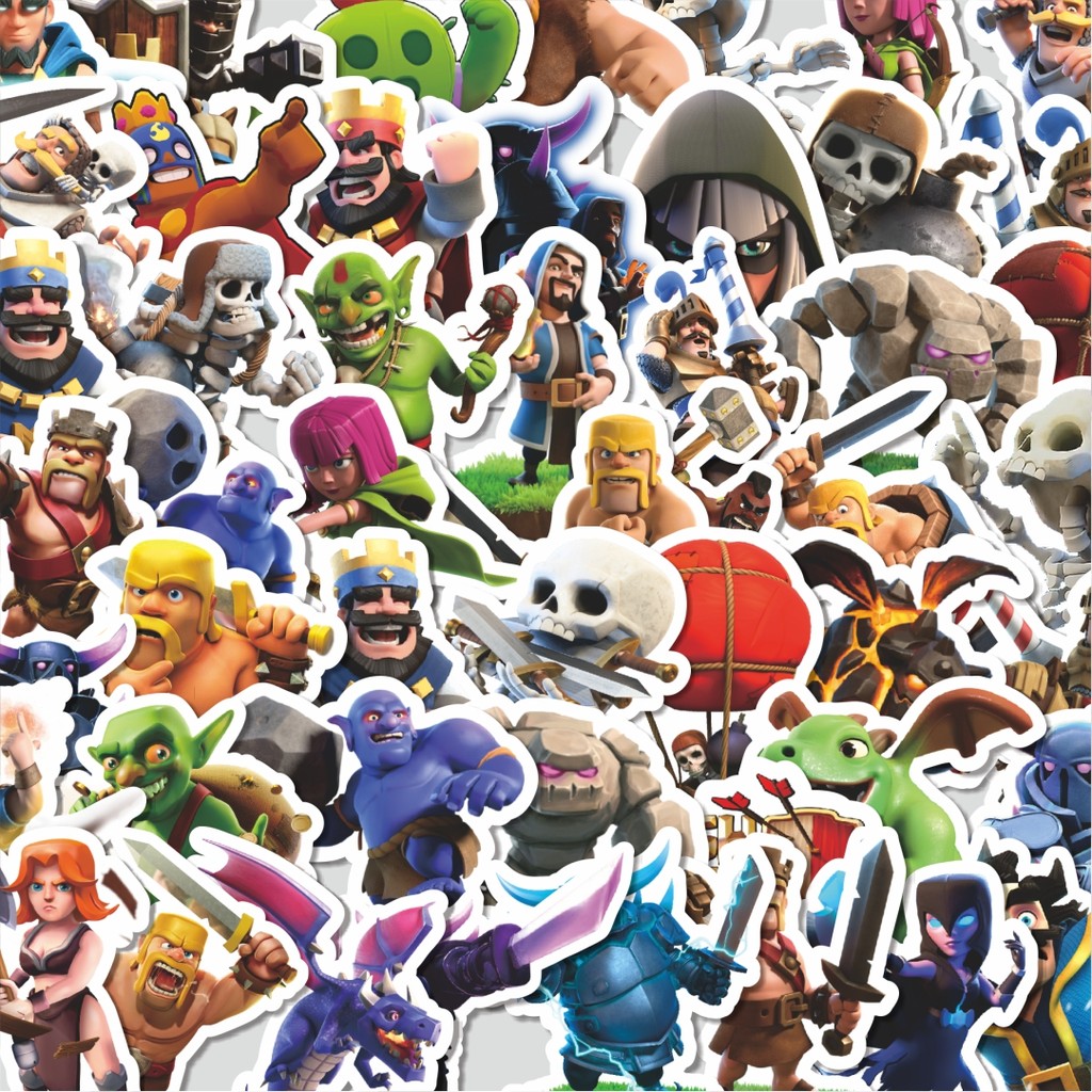 

Stiker Cutting Pack Stiker Clash Of Clans Game Video Series 3 Isi 100Pcs Series Aesthetic Lucu Keren Untuk Koper Bahan Vynil