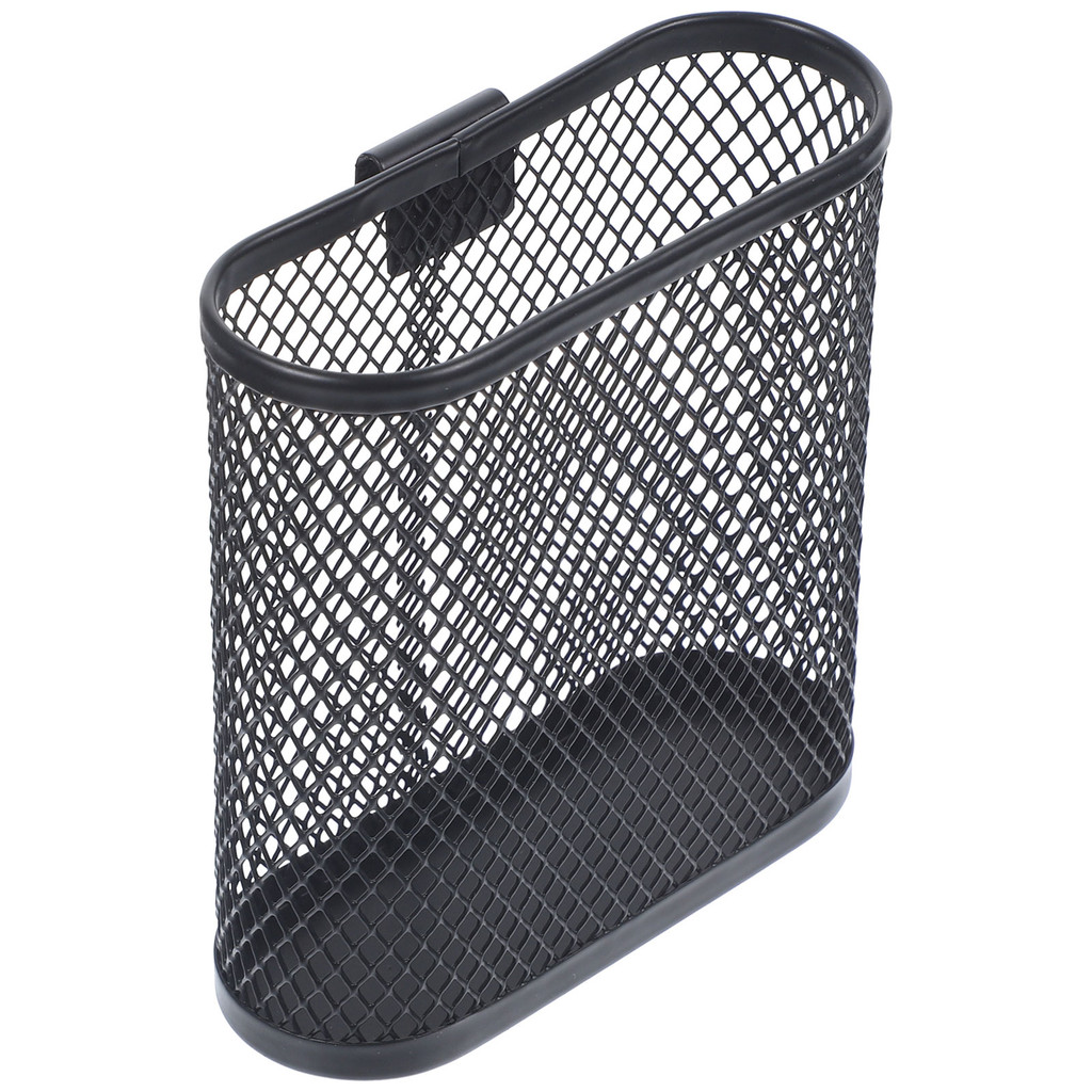 

Iron Mesh Pen Holder Elliptical Office ganizer Large Capacity Desk Accessories Thin Black Pencil Cup For Pencils Paper