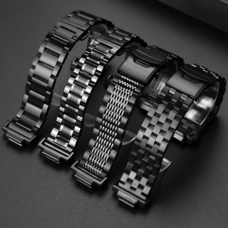 Modified Stainless Steel Watch Band Strap For Casio GBX-100 GBA-800 GMA-B800 810 GBD-800 GA-800 Modi