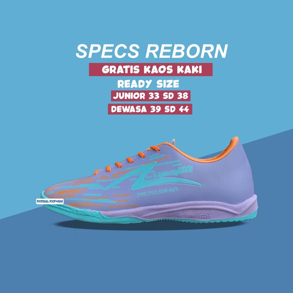 KLEPU.ID TERLARIS Sepatu FUTSAL ANAK & DEWASA Specs Lightspeed Reborn Laki-laki Junior Premium