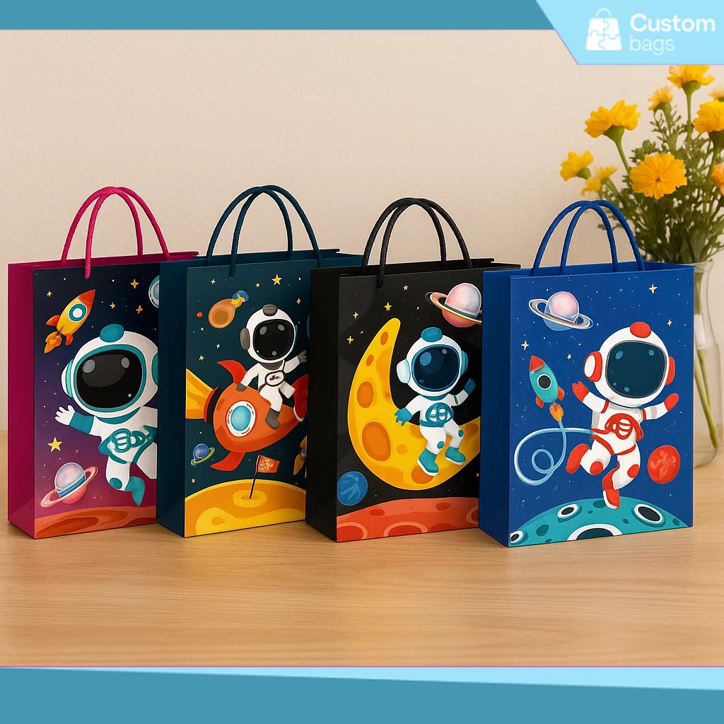 

Paper Bag Motif Astronot Tebal / Goodie Bag RANDOM Astronot / Tas Kado Motif Astronot / Paper Bag Ulang tahun Anak Karakter Astronout / Tas Souvenir Ulang Tahun Anak I AL01B2 - AL02B2