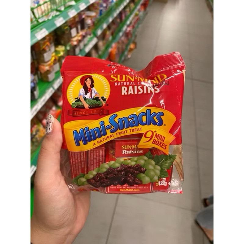 

raisins sun maid isi 9 box 125 gram dan isi 14 box 198 gram