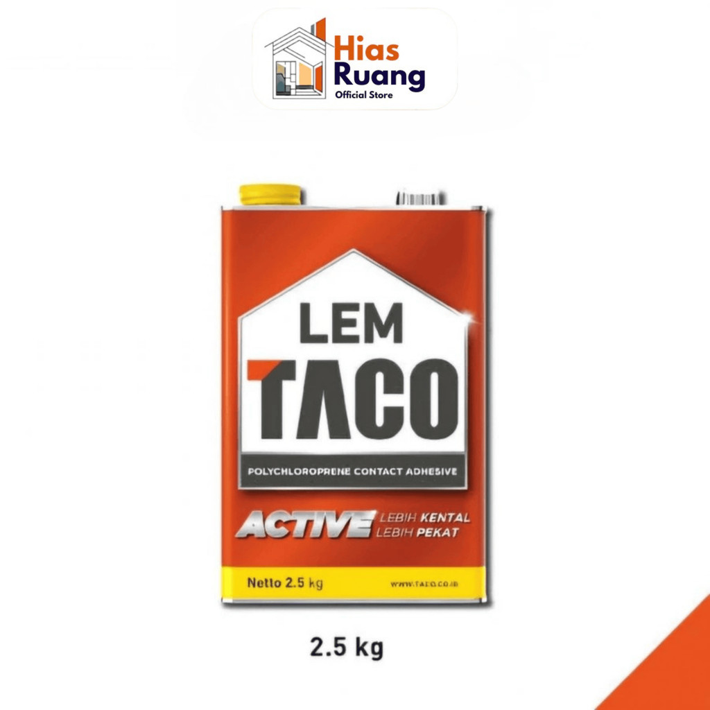 

Lem Kuning Taco 2,5 kg Vinyl Lantai HPL Wallpanel Panel Dinding Skirt Edge Edging Lis List Lem Fox Kuning 168 Kaleng 2 Liter