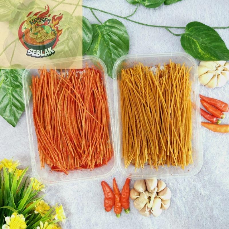 

(Seblak krispi) Mie Lidi Pedas Renyah Mi Biting Legendaris