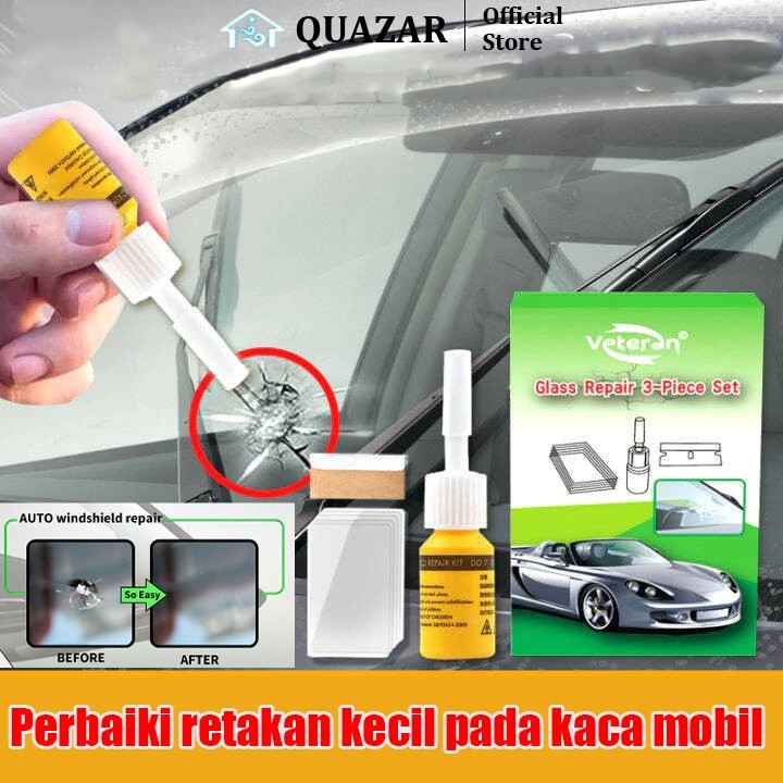 Quazar Lem Kaca Mobil Retak Tanpa Bekas penghilang retak kaca mobil lem kaca pecah tanpa bekas lem k