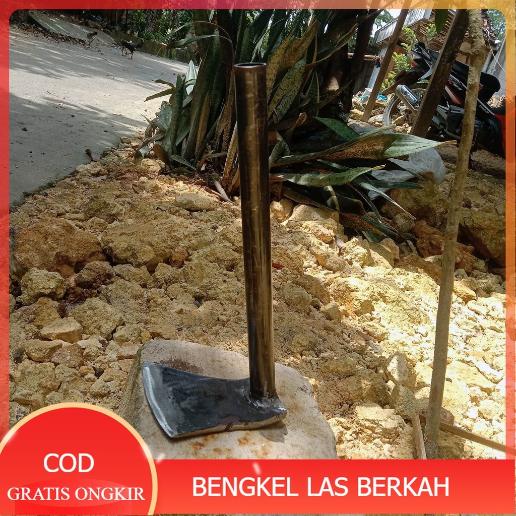 cangkul mini pacul kecil bahan baja per tebal