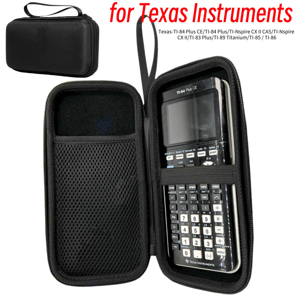 

EVA Hard Graphing Calculator Case Travel Storage Bag for Texas Instruments TI-84 Plus CE/TI-84 Plus/TI-Nspire CX II CAS